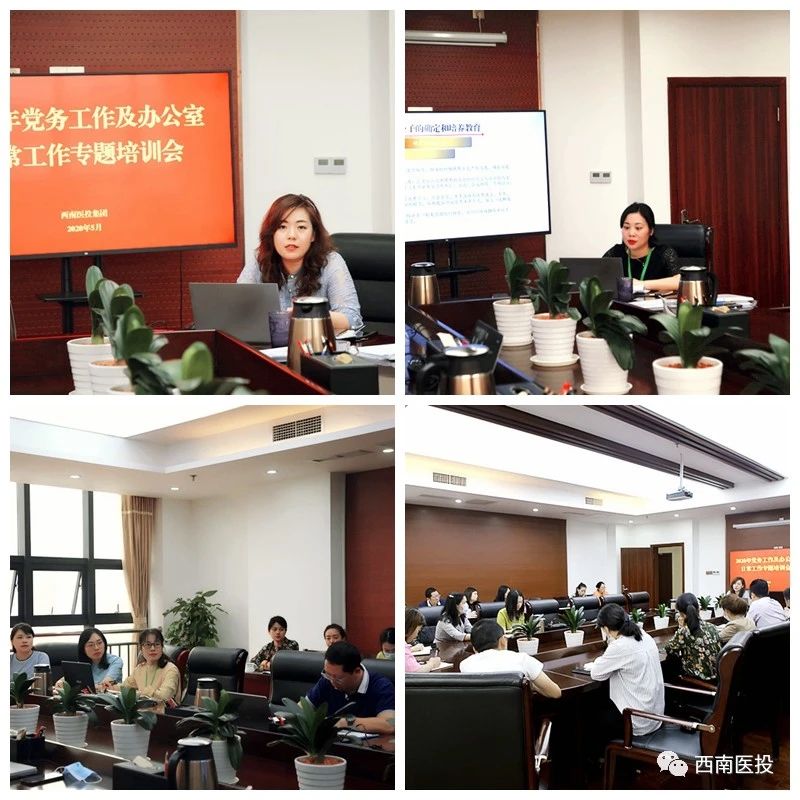 多舉措夯實業(yè)務(wù)基礎(chǔ)，高質(zhì)量助推能力提升—西南醫(yī)投集團(tuán)舉辦黨建及辦公系統(tǒng)實務(wù)操作專題培訓(xùn)會